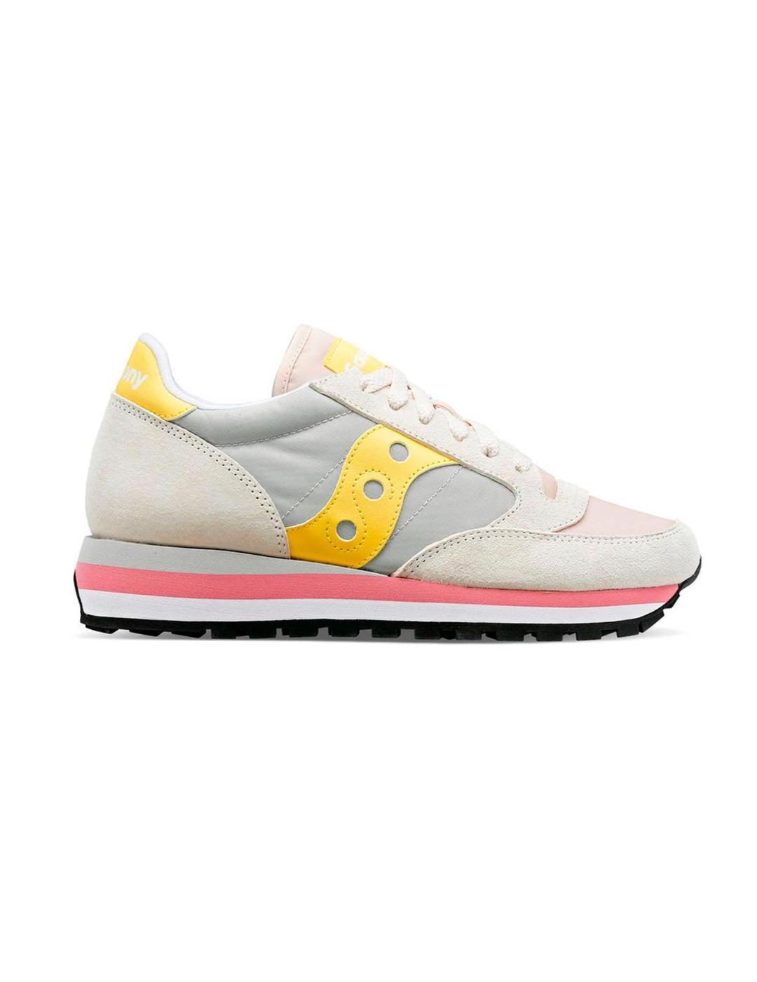 Zapatillas Saucony Jazz Triple gris/amarilla de mujer