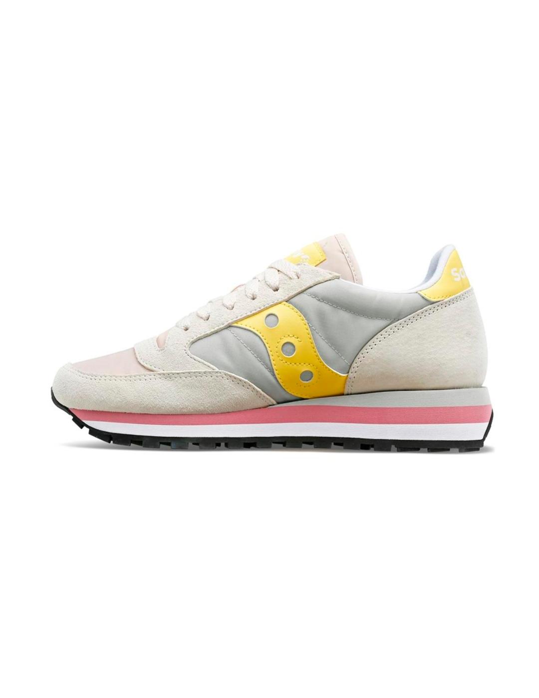 Zapatillas Saucony Jazz Triple gris/amarilla de mujer