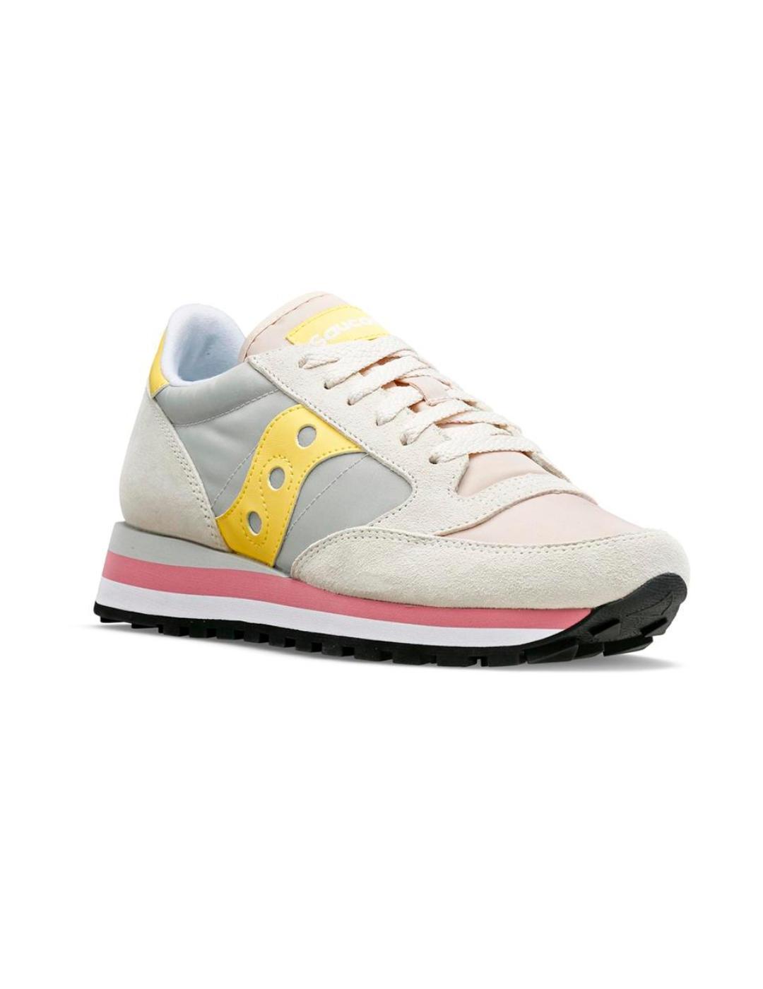 Zapatillas Saucony Jazz Triple gris/amarilla de mujer