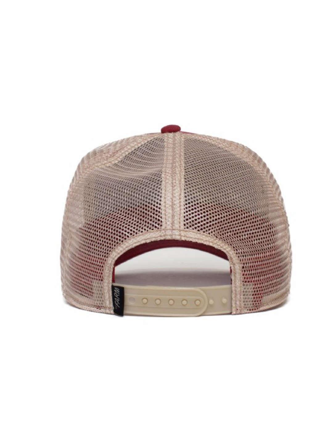 Gorra Goorin The Badest Boy rojo perro unisex