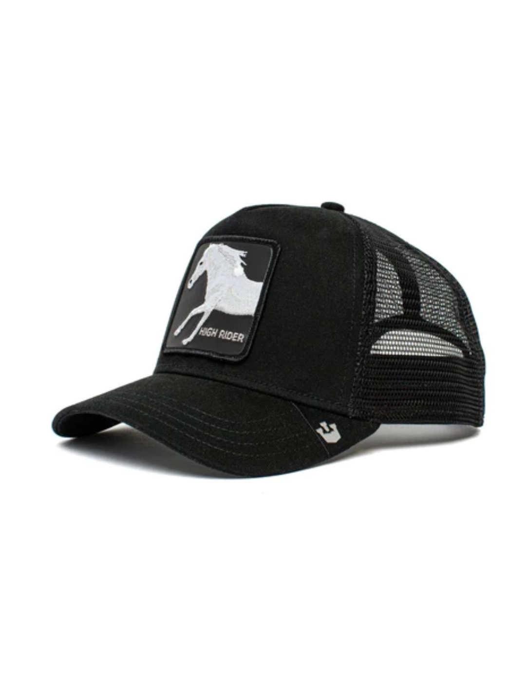 Gorra Goorin Ride High negro caballo unisex