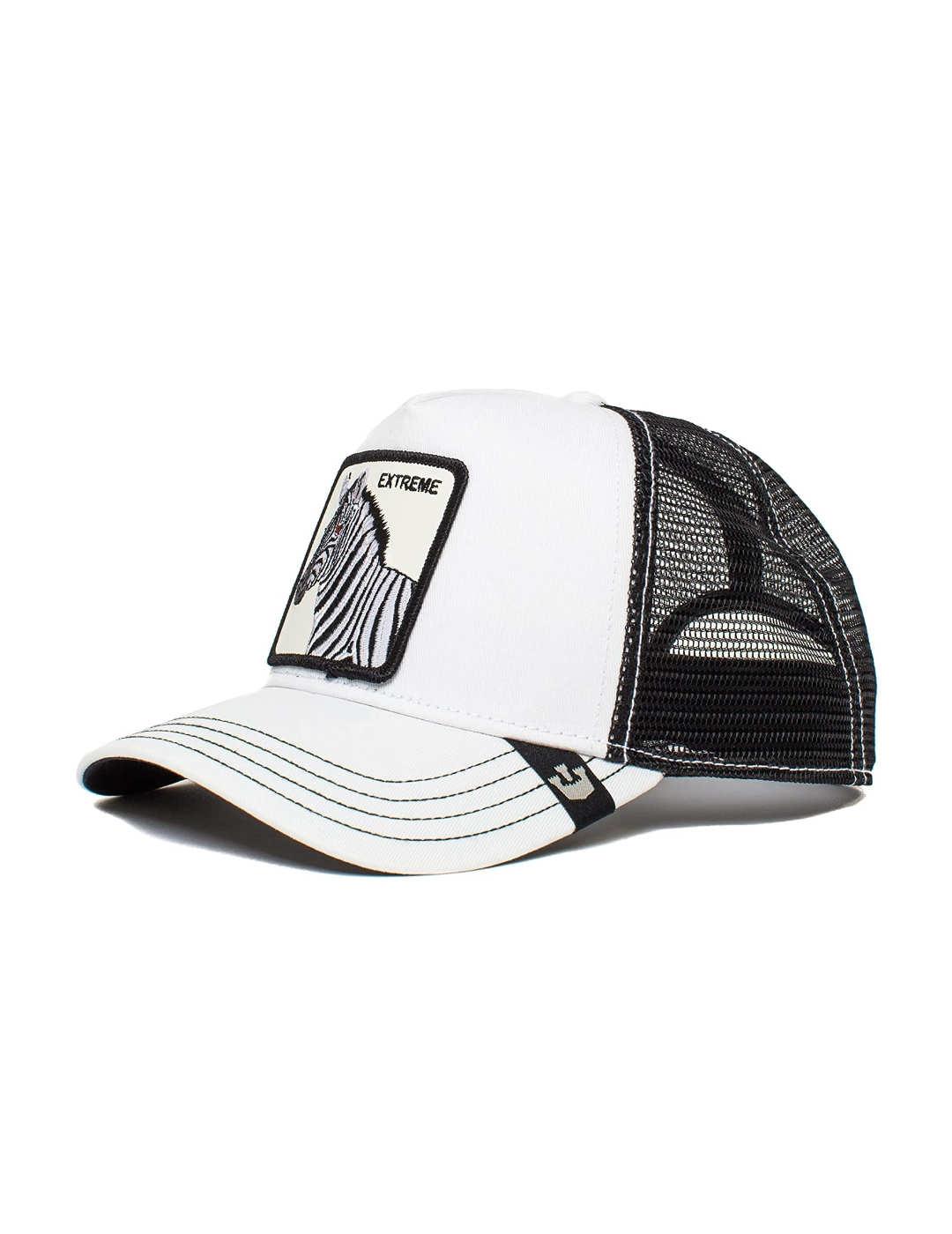 Gorra Goorin Extreme blanco cebra unisex