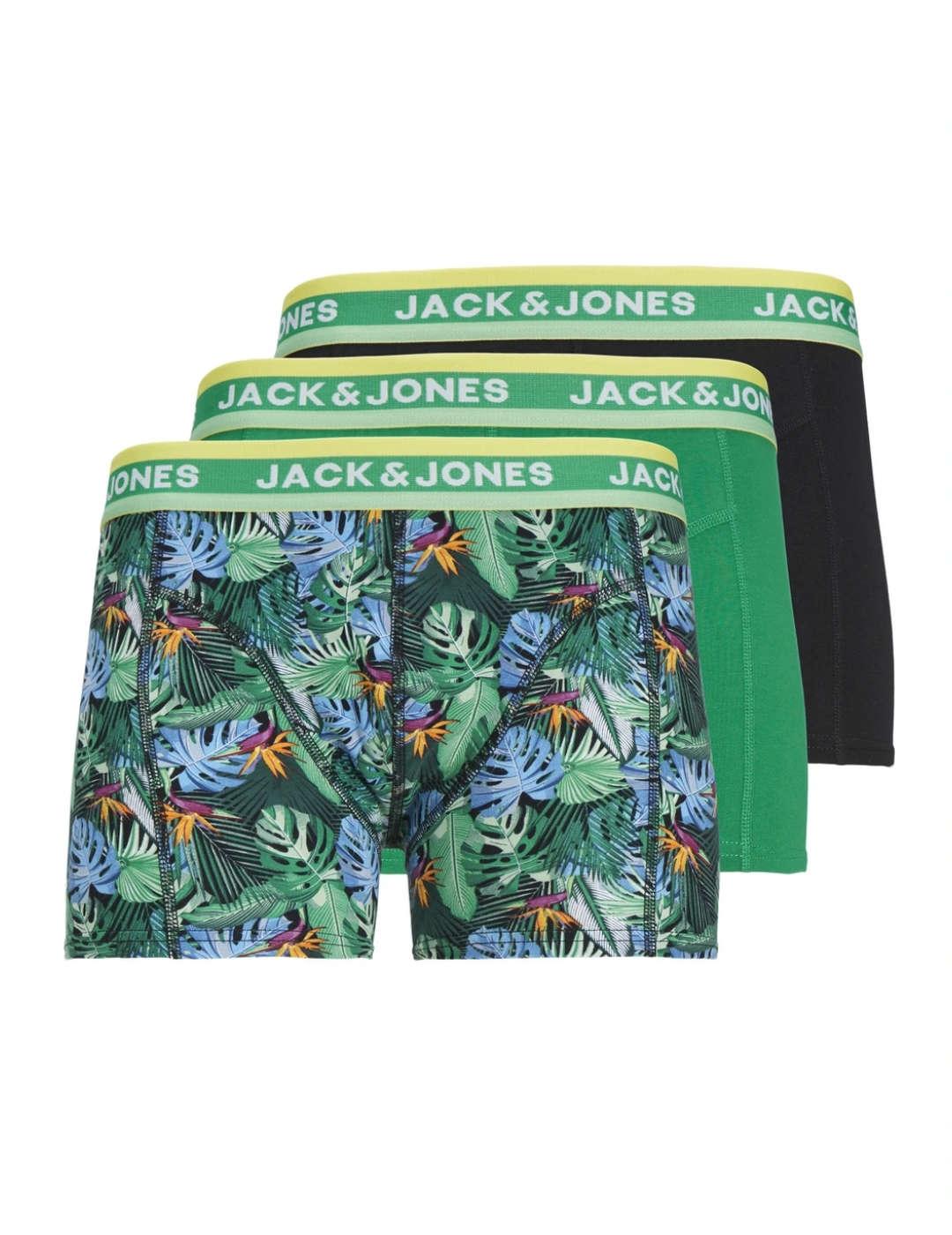 Intimo Jack&Jones Miami pack 3 trunk  para hombre