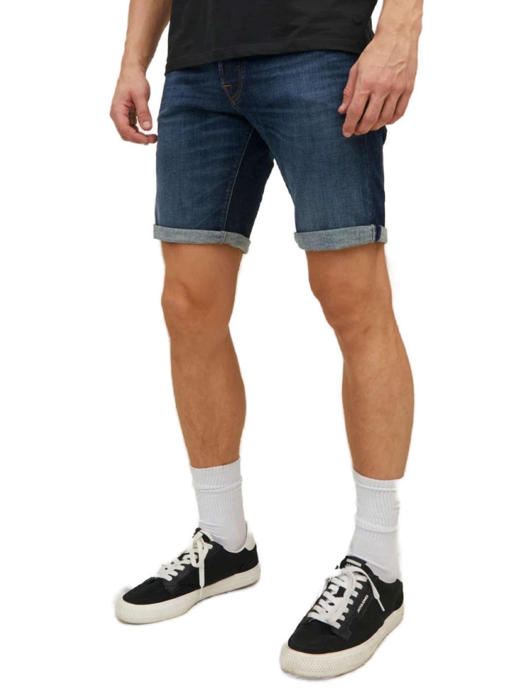 Bermuda Jack&Jones Rick marino regular para hombre