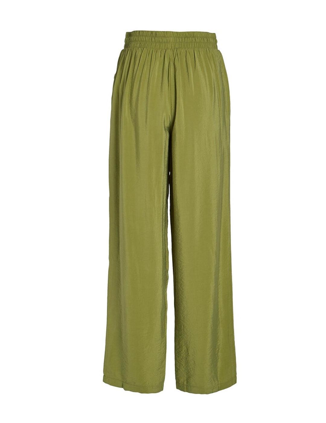 Pantalon Vila Jana verde brillante para mujer