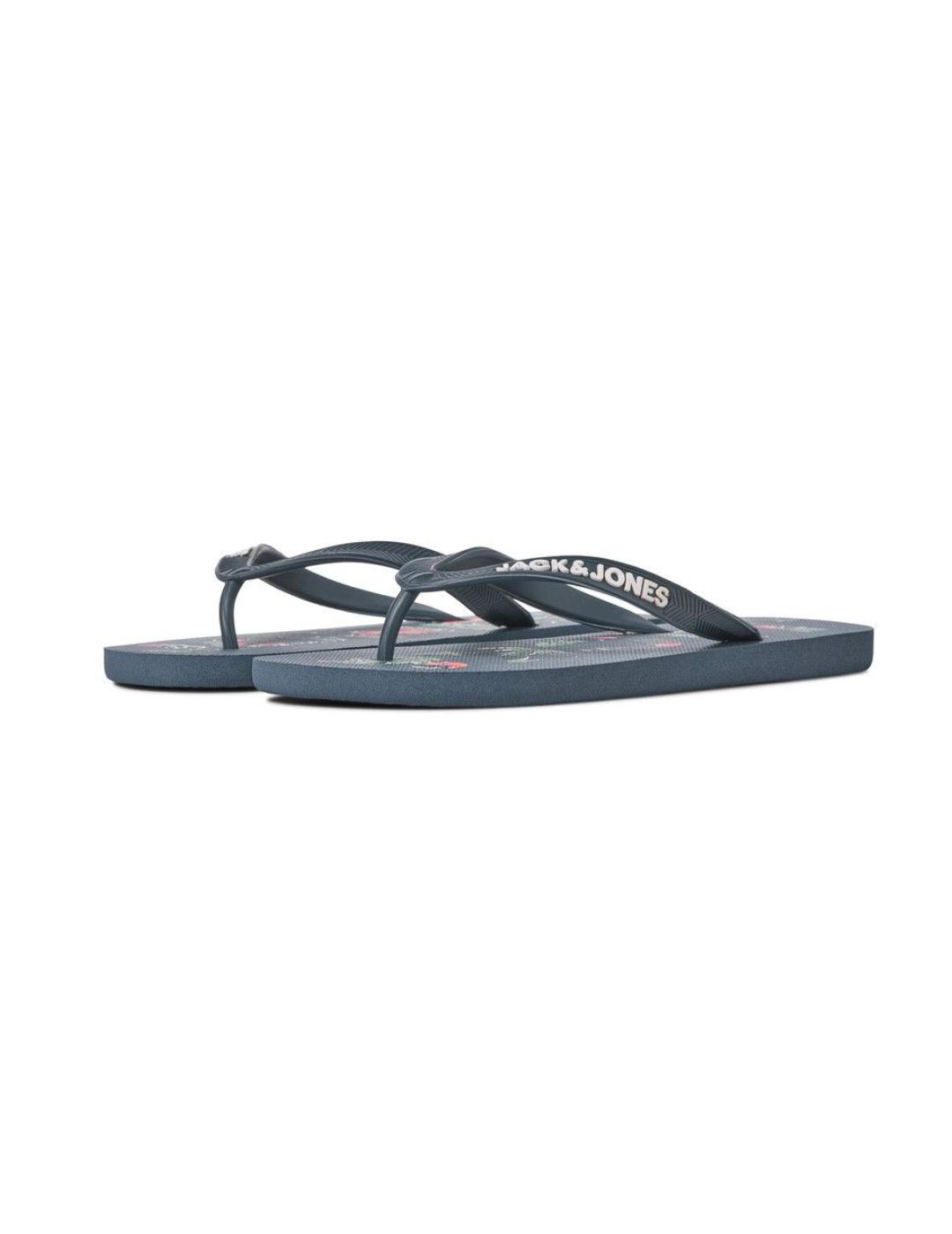Chanclas Jack&Jones marino de dedo para hombre
