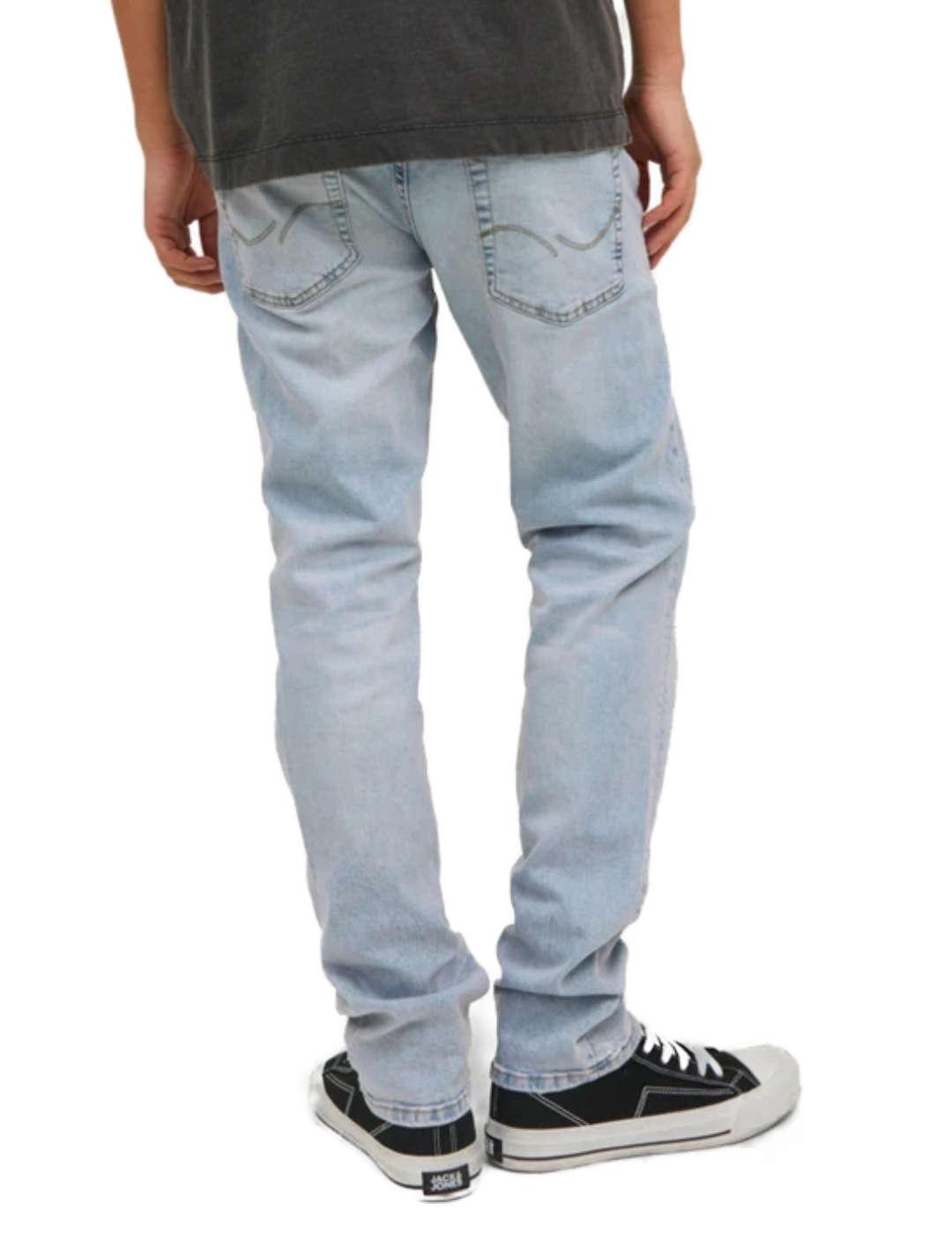 Pantalon vaquero Jack&Jones Glenn celeste rotos de hombre