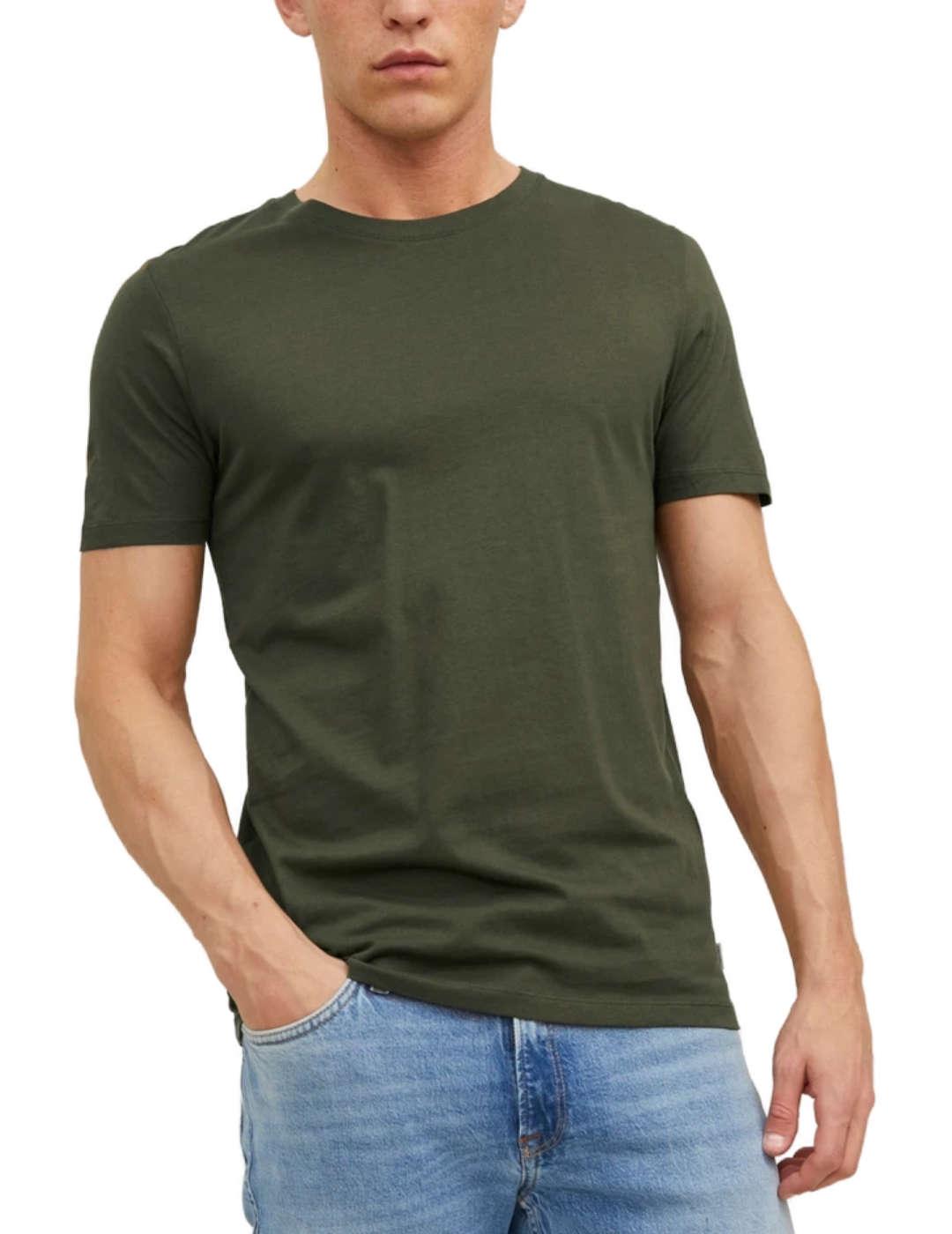 Camiseta Jack&Jones Organic verde de hombre