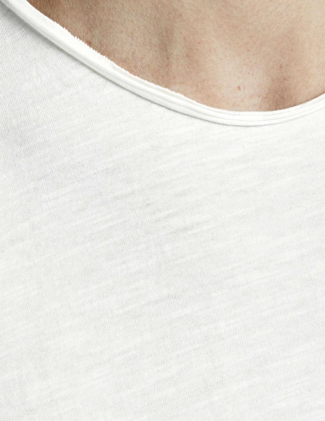 Camiseta Jack&Jones Basher blanca manga corta de hombre