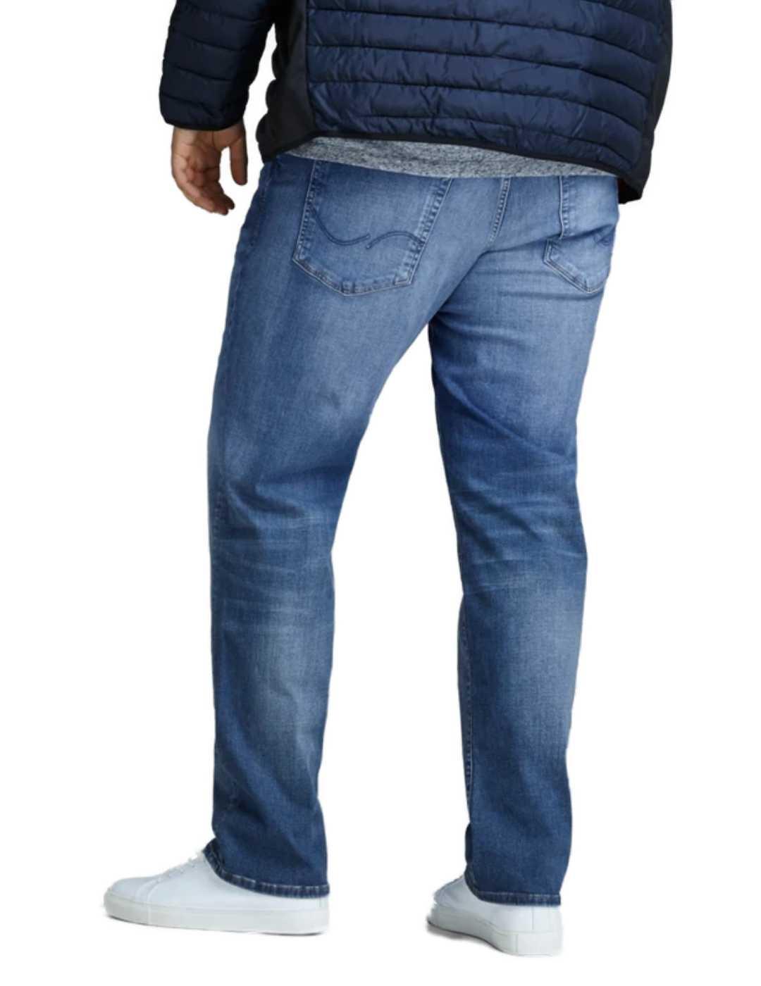 Pantalón vaquero Jack&Jones PLUS Tim azul para hombre