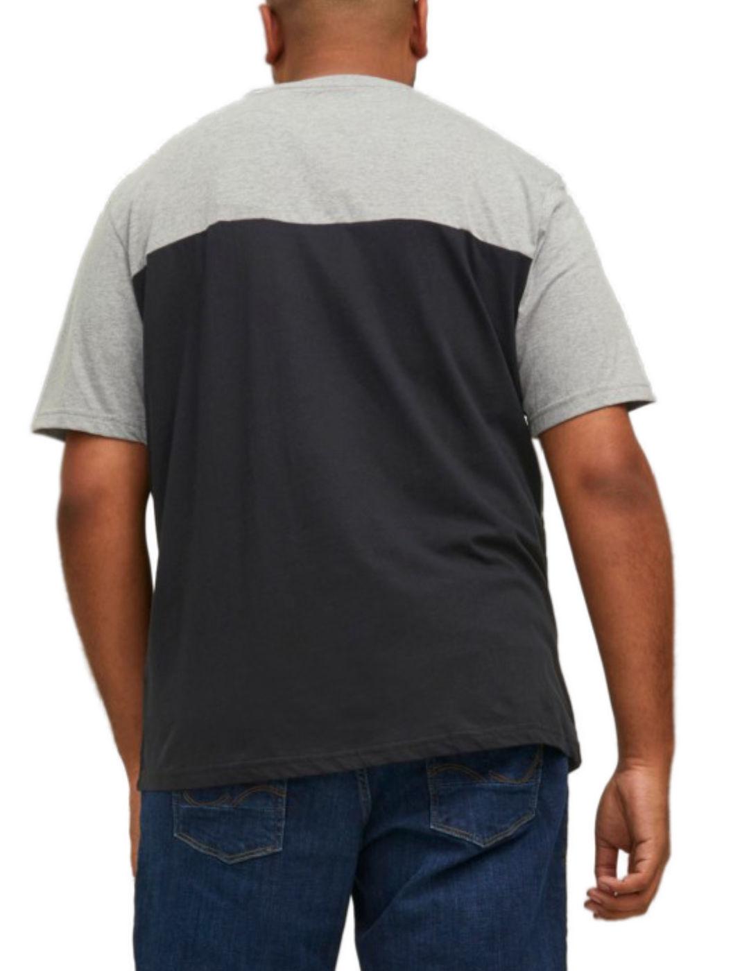 Camiseta Jack&Jones Plus Edam negro para hombre