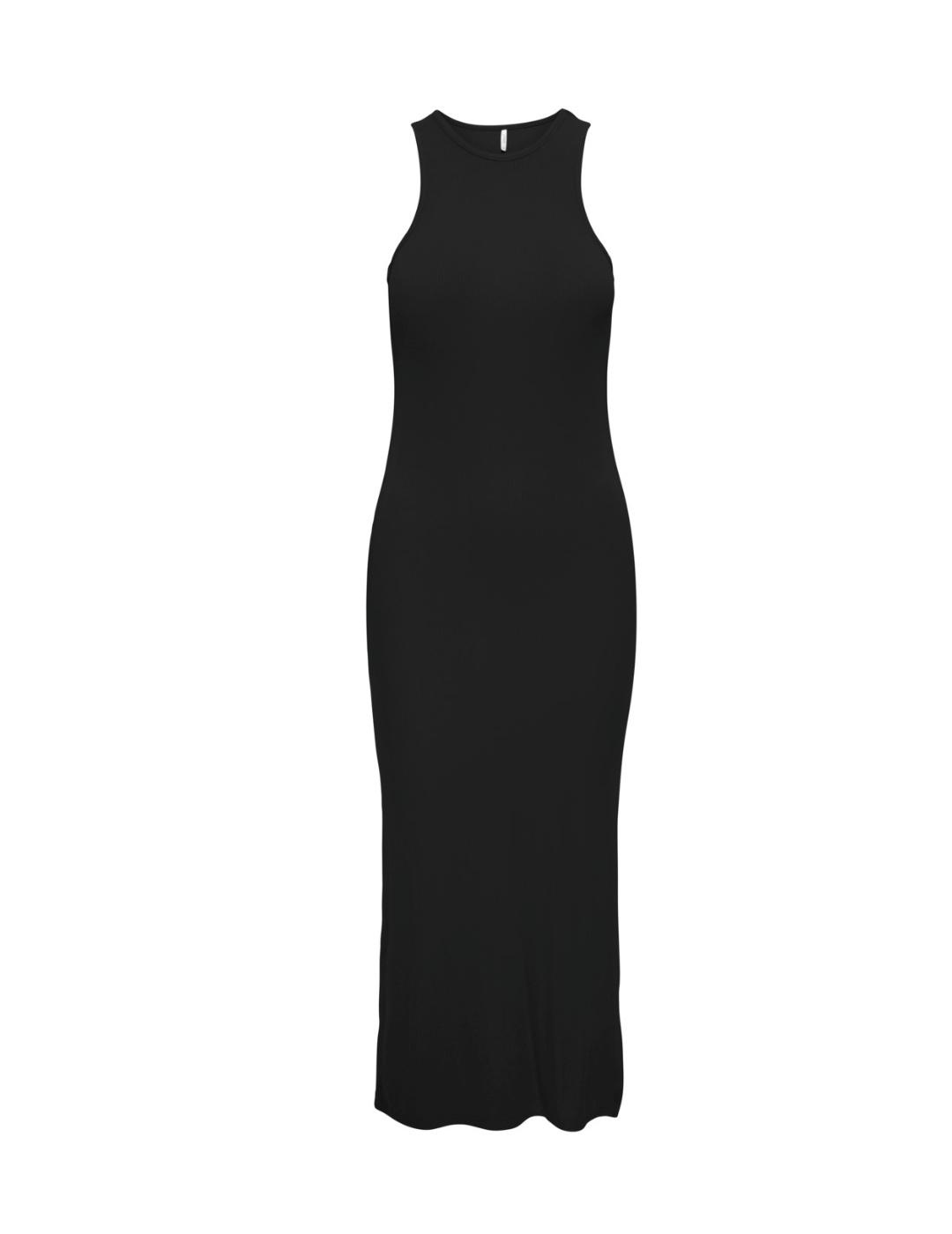 Vestido midi Only Belia negro para mujer