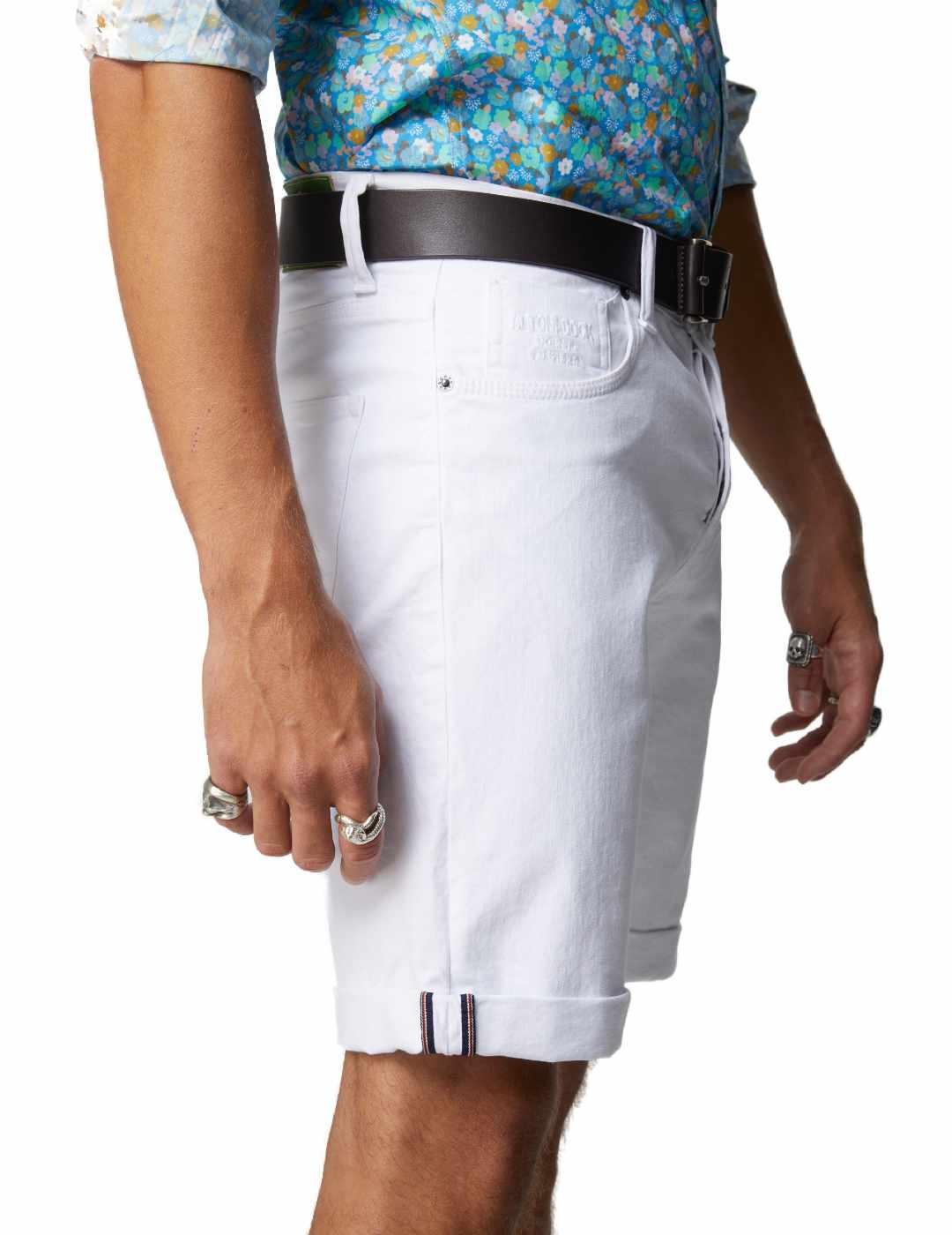 Bermuda Altonadock chino blanca para hombre