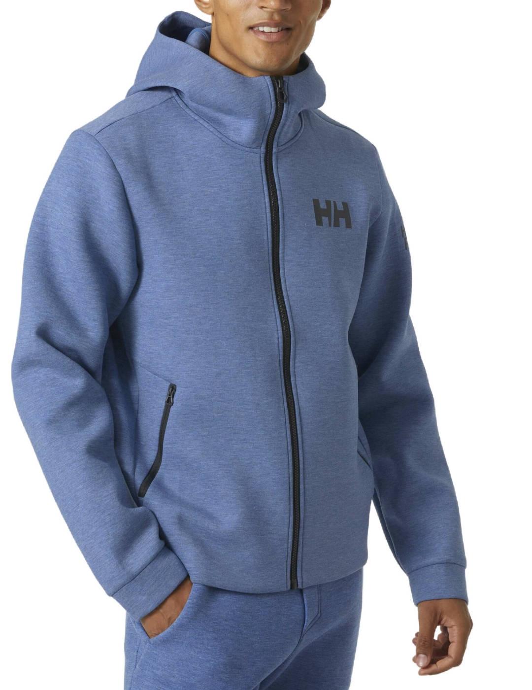 Chaqueta Helly Hansen Ocean azul con capucha para hombre