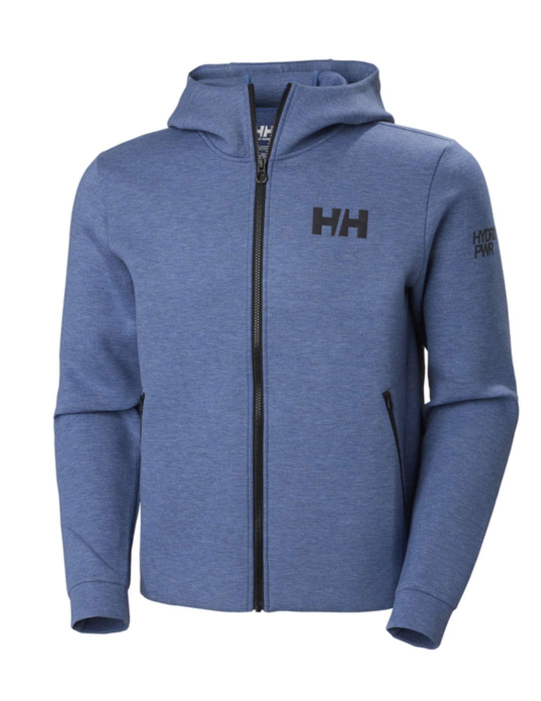 Chaqueta Helly Hansen Ocean azul con capucha para hombre