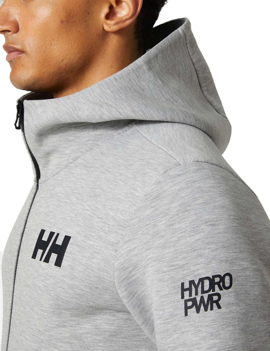 Chaqueta Helly Hansen Ocean gris con capucha para hombre