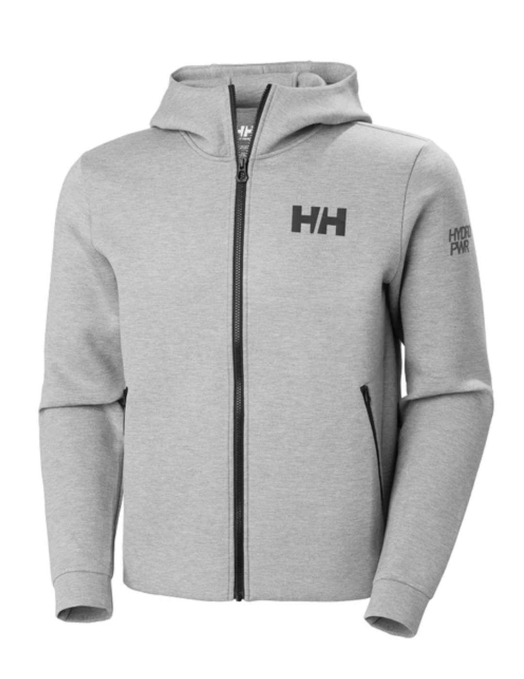 Chaqueta Helly Hansen Ocean gris con capucha para hombre