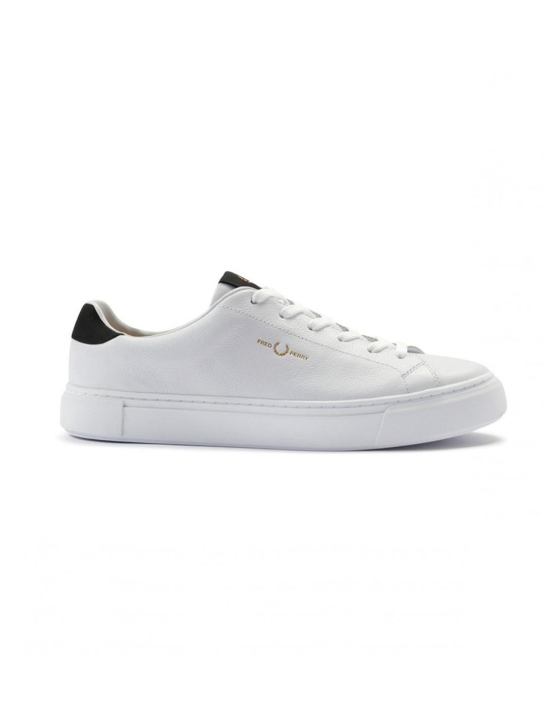 Zapatilla Fred Perry Tumbled blanca para hombre