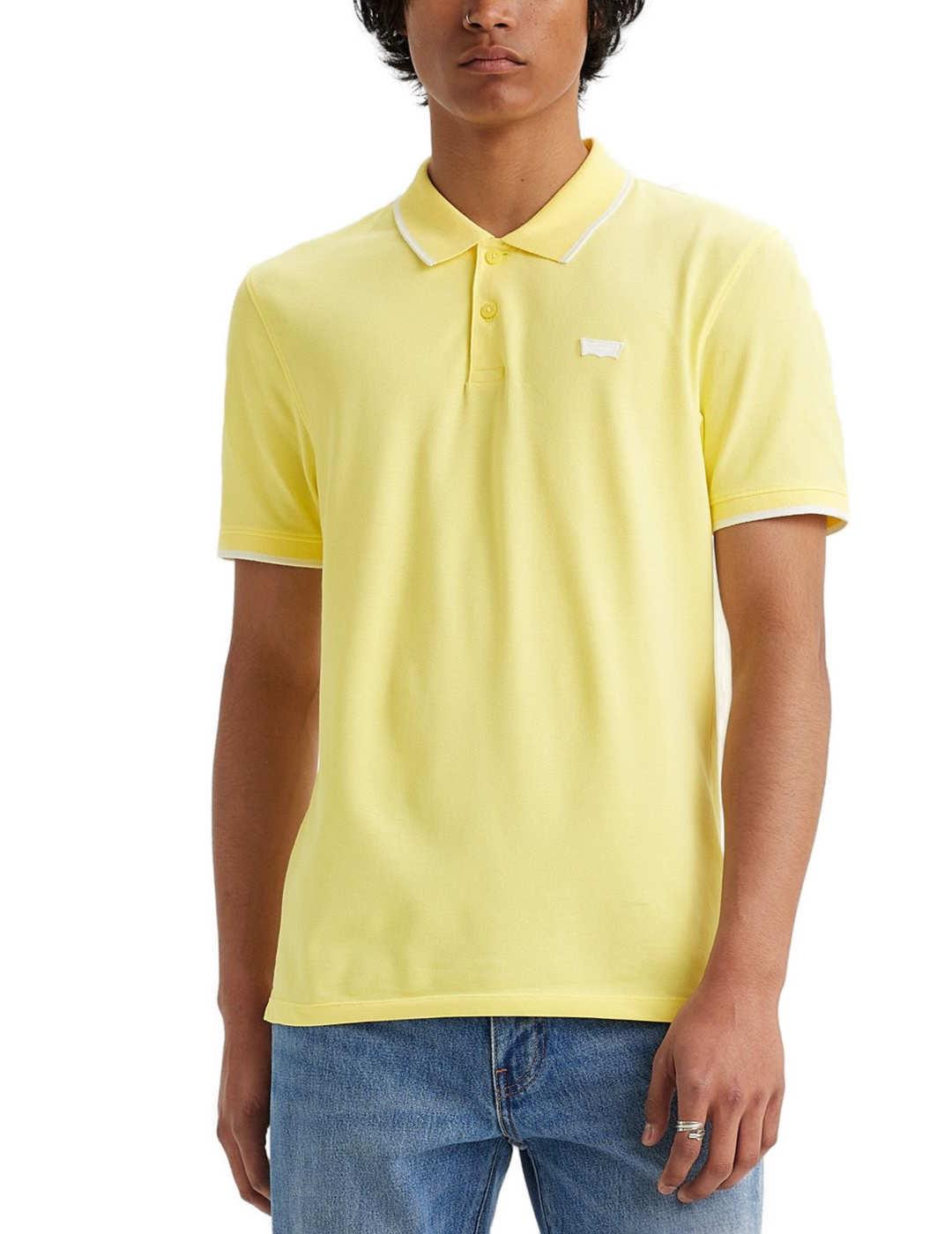 Polo Levi´s slim amarillo manga corta para hombre