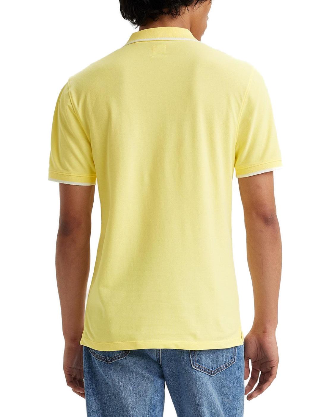 Polo Levi´s slim amarillo manga corta para hombre