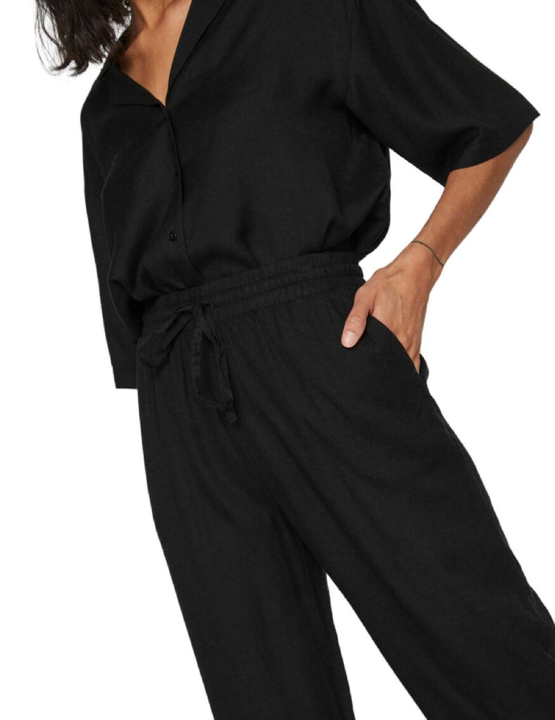 Pantalón Vila Pricil negro para mujer