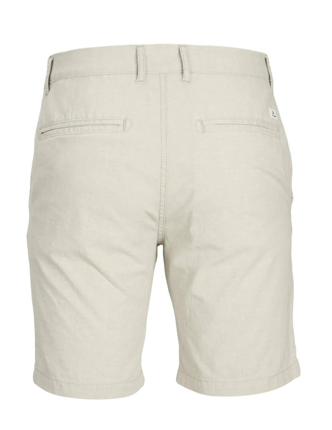 Bermuda Jack&Jones Dave verde agua de lino para hombre