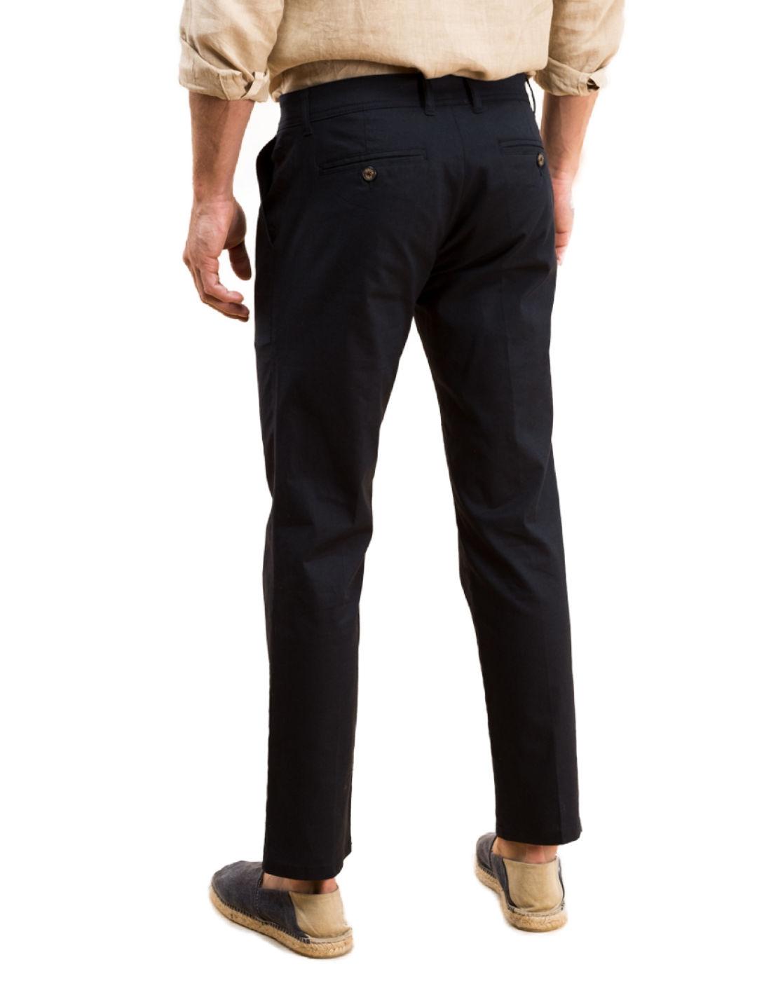 Pantalón Scotta chino azul marino oscuro sostenible hombre