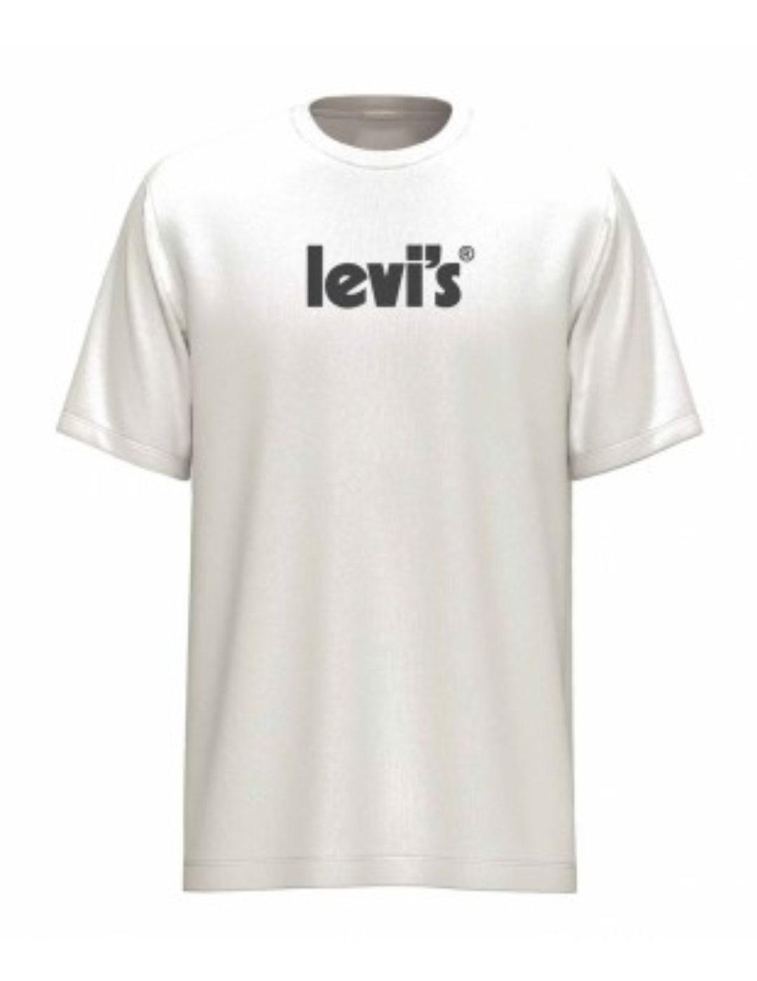 Camiseta Levi´s relaxed blanca logo de hombre