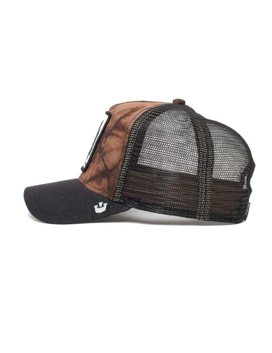 Gorra Goorin Bros Farm negra desgastada