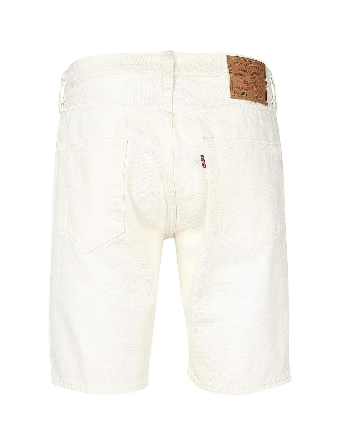 Pantalón corto Levi´s 501 Original blanco para hombre