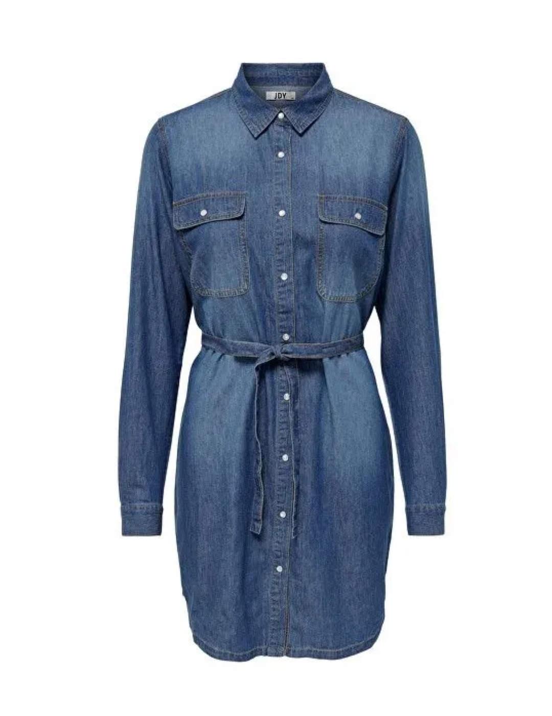 Vestido JDY Bella camisero denim para mujer