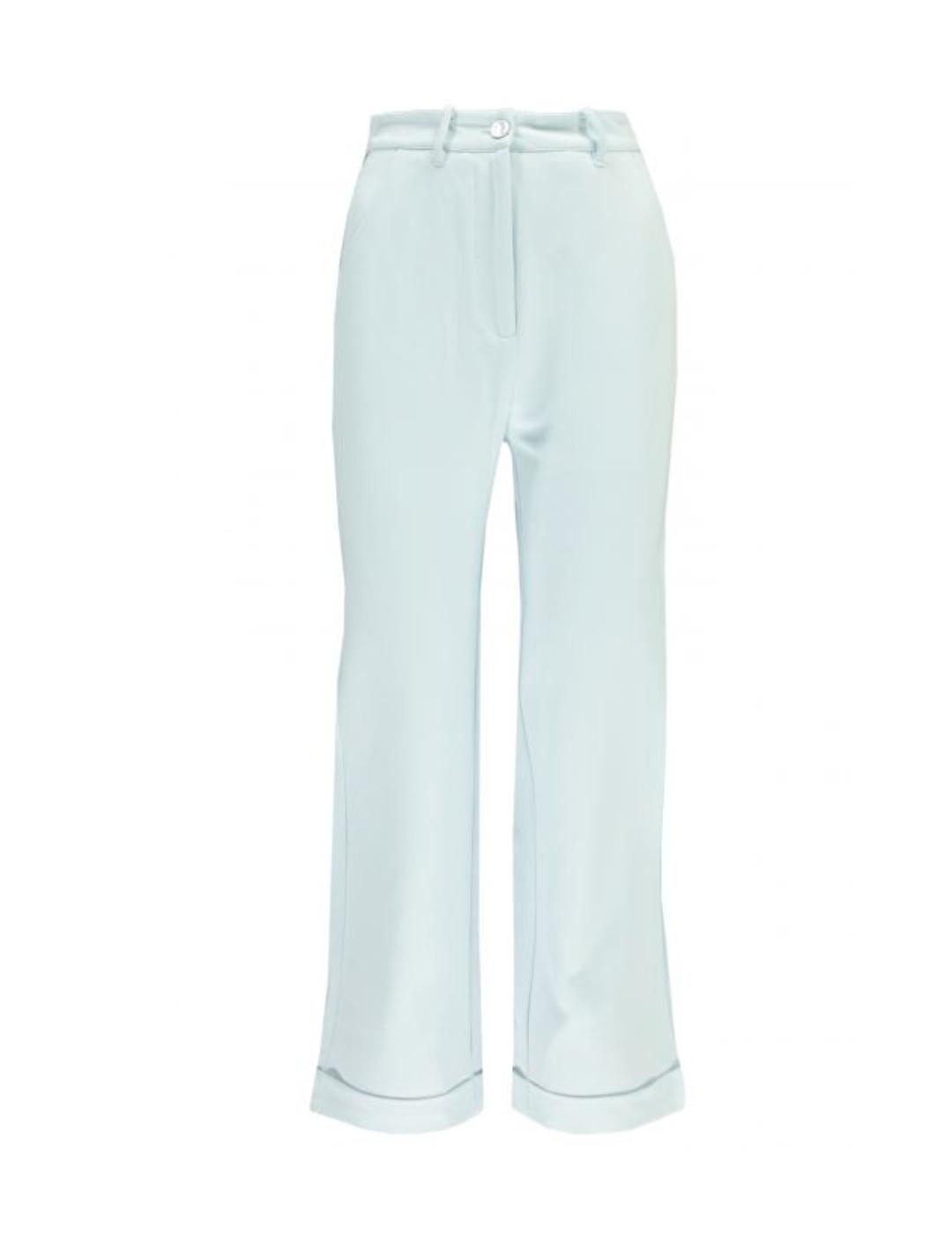 Pantalón Guess Matilde verde menta de traje para mujer