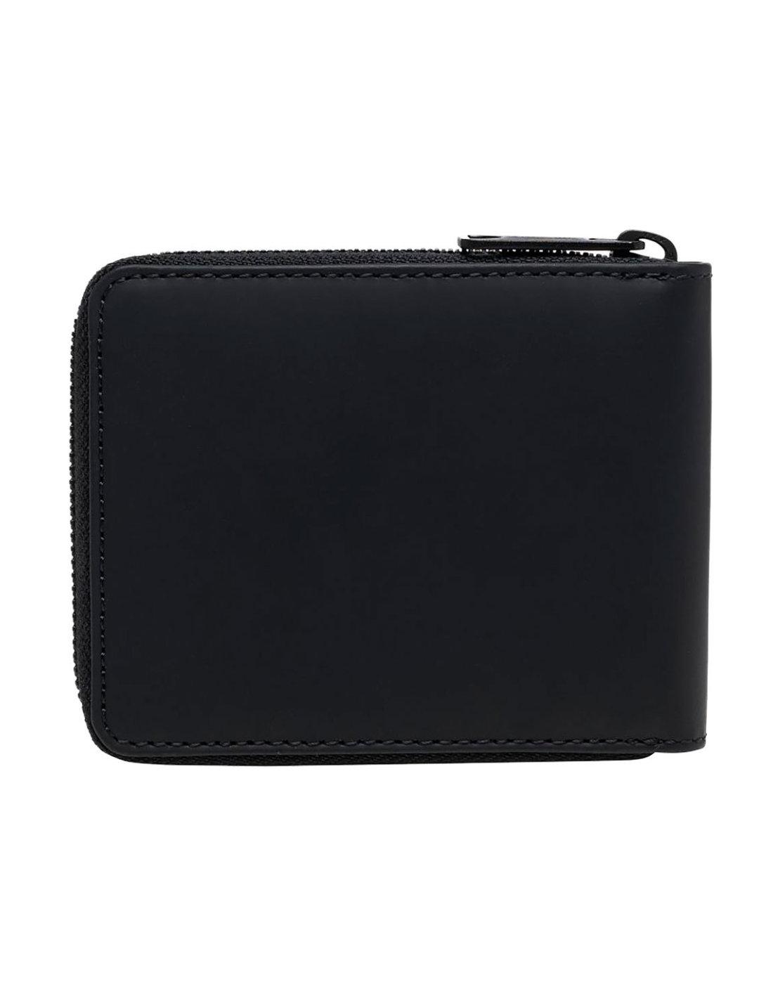 Cartera Replay negra con cremallera para hombre