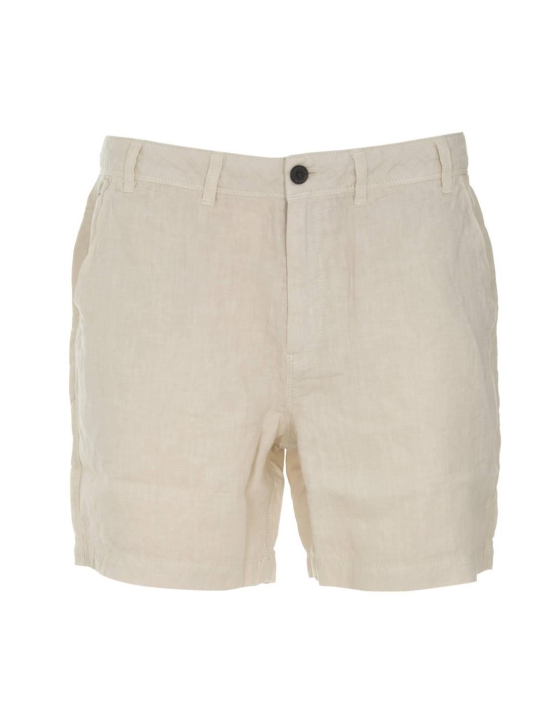 Bermuda Superdry Studio beige lino para hombre