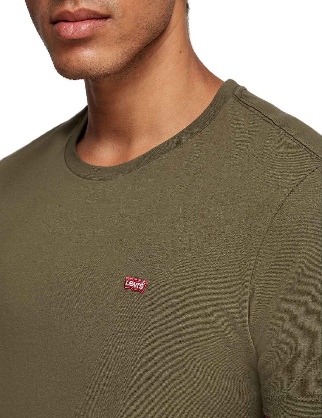 Camiseta Levi's Original verde oliva para hombre