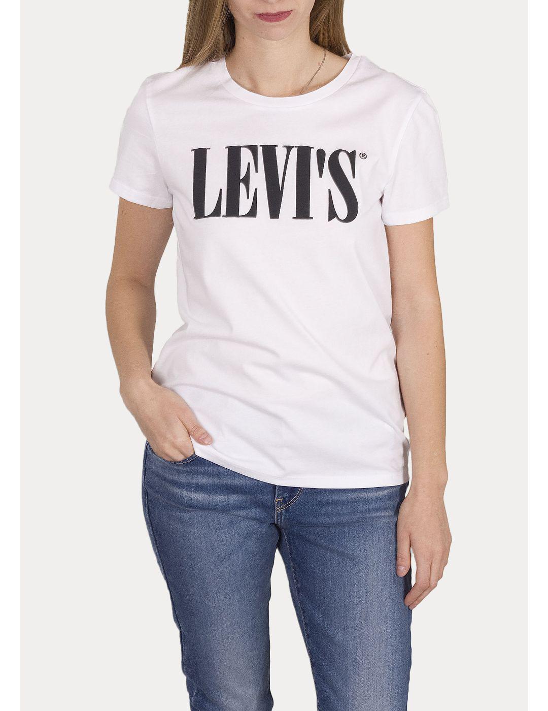 THE PERFECT TEE 90´S SERIF T2 WHITE GRA-W