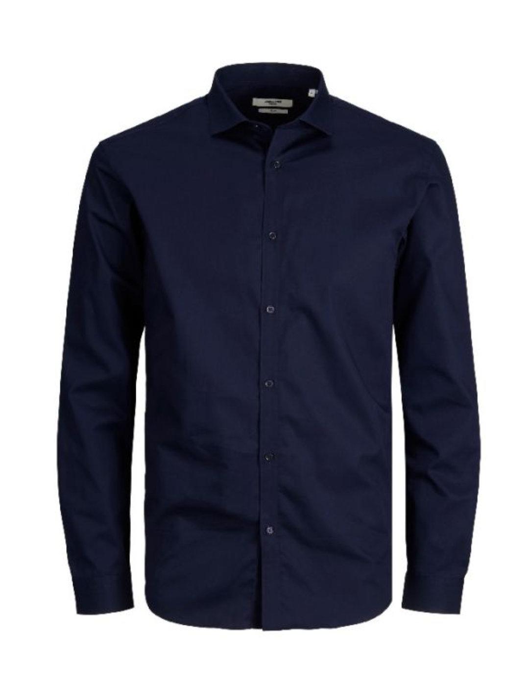 Camisa Jack&Jones Cardiff azul marino de hombre