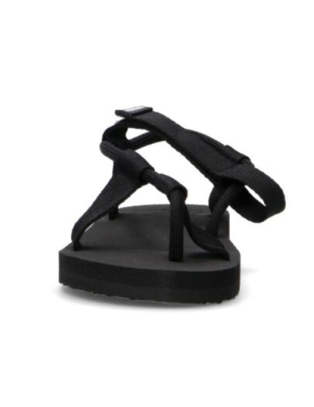 Sandalias Ecoalf negras de trias para mujer