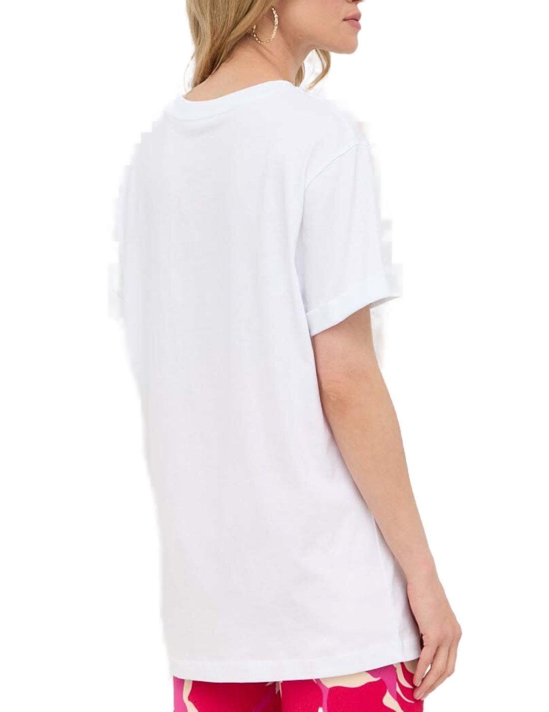 Camiseta Guess Mini blanca oversize para mujer