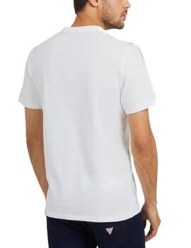 Camiseta Guess Puff blanco manga corta para hombre
