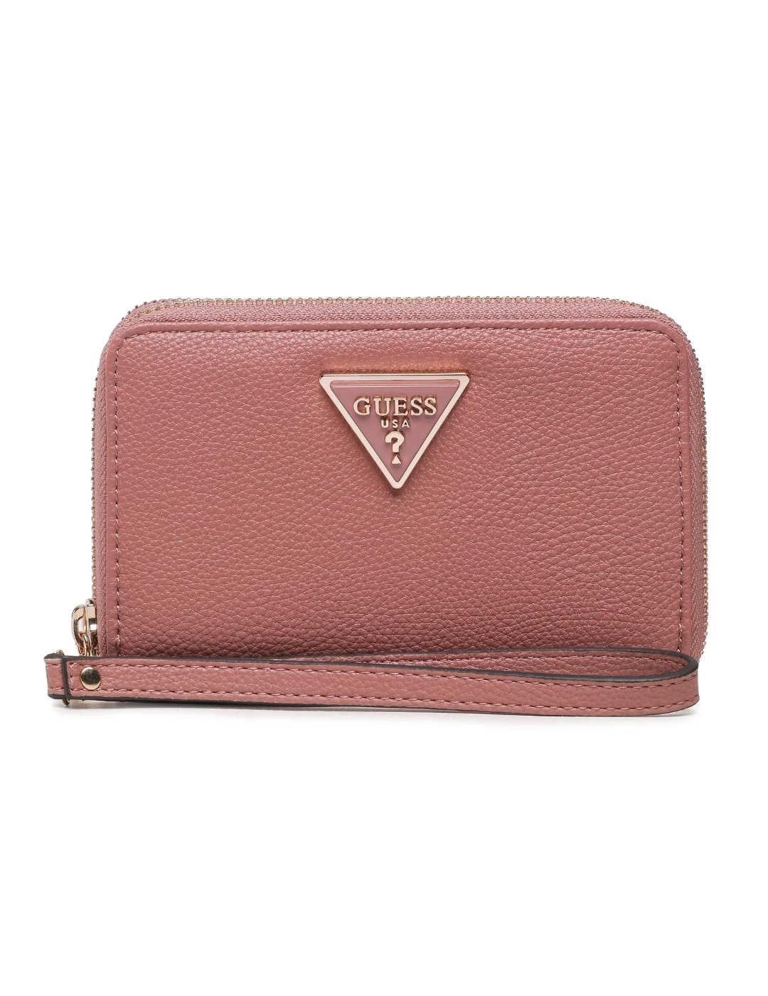 Cartera Guess Meridian rosa para mujer