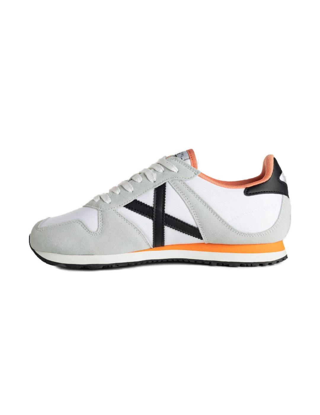 Zapatillas Munich Massana 524 gris/blanco/naranja de hombre