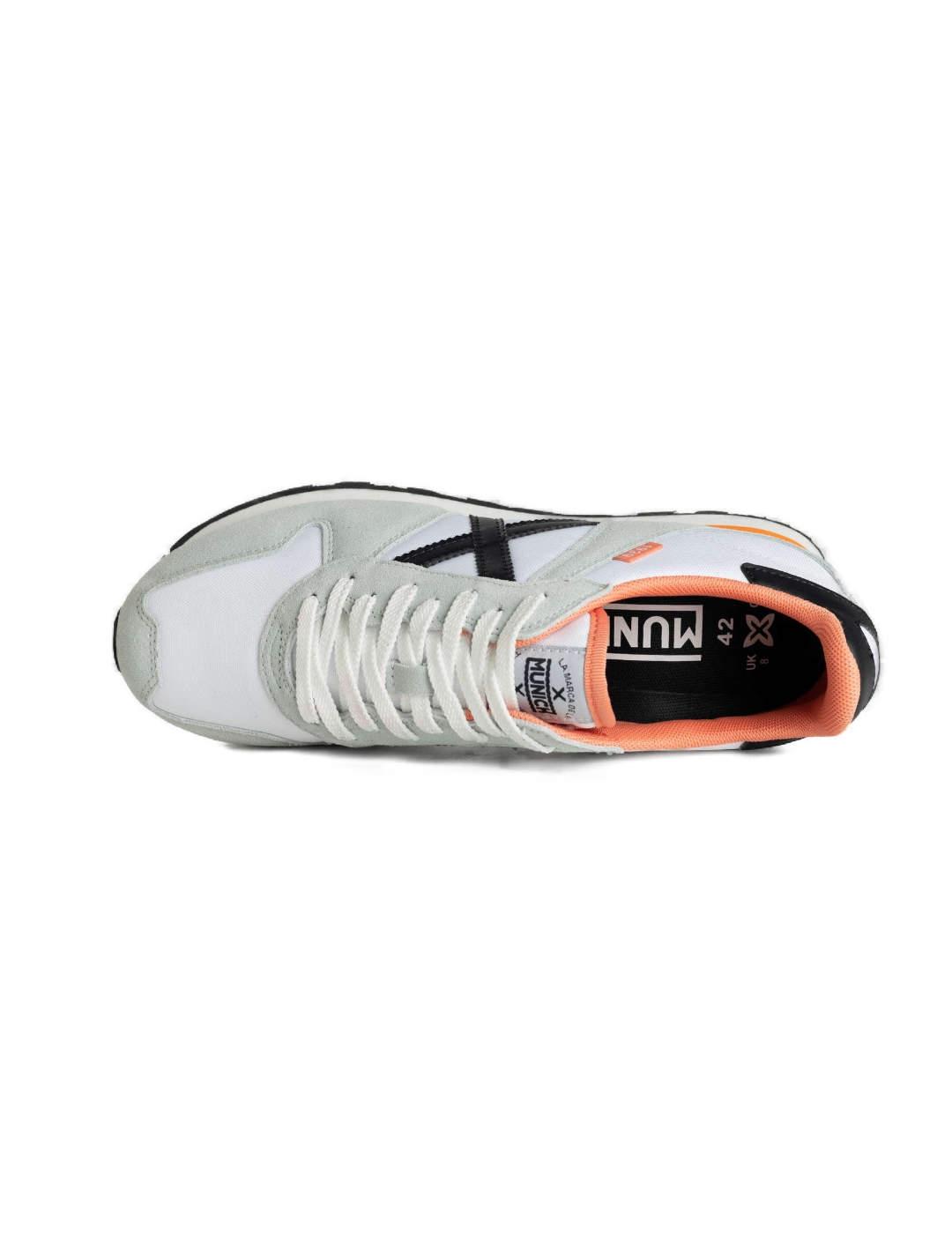 Zapatillas Munich Massana 524 gris/blanco/naranja de hombre