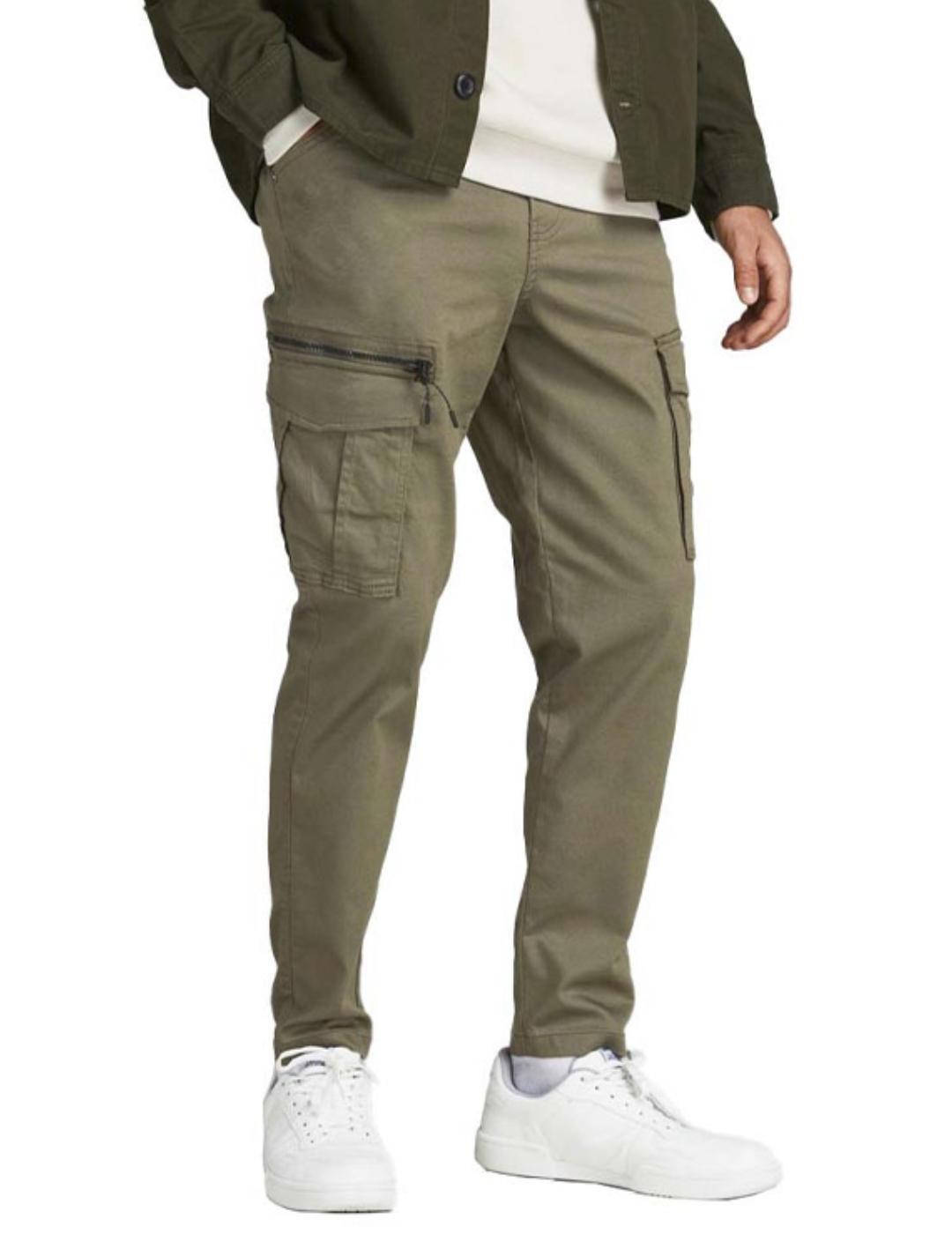 Pantalon Jack&Jones cargo Noos verde para hombre-&