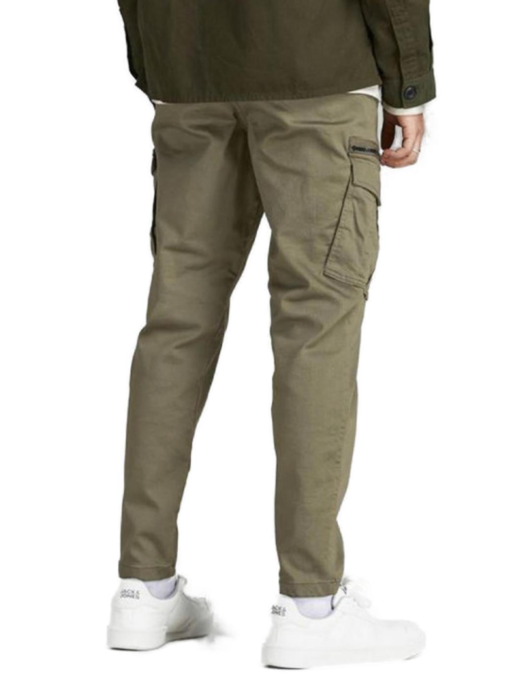 Pantalon Jack/df01Jones cargo Noos verde para hombre-/df01