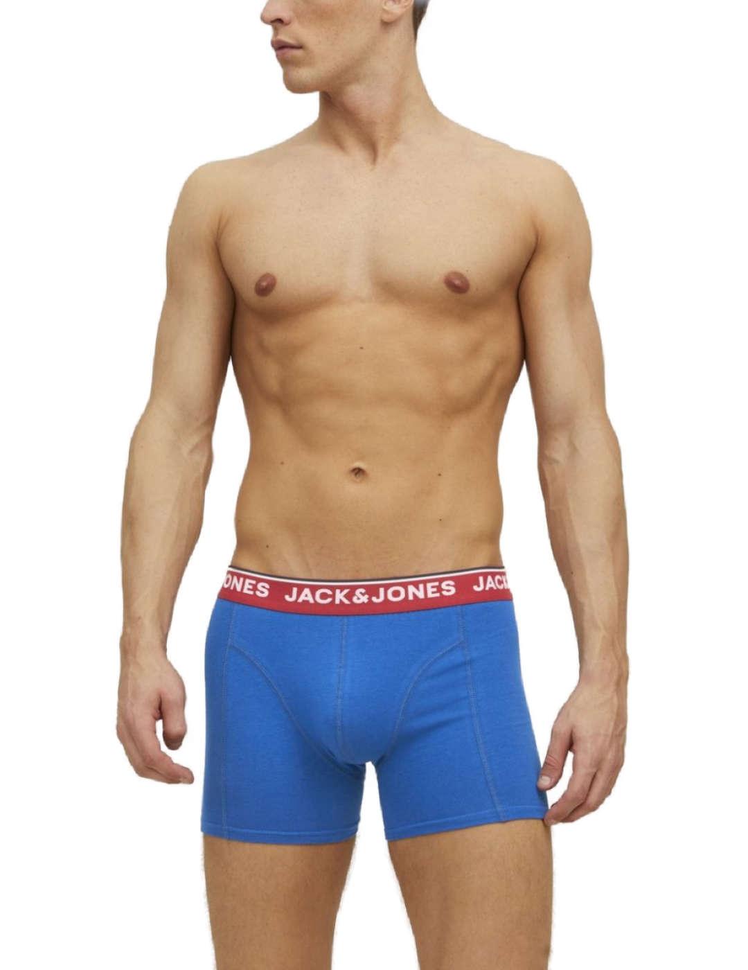 Intimo Jack&Jones Cazores pack3 estampado hombre-&