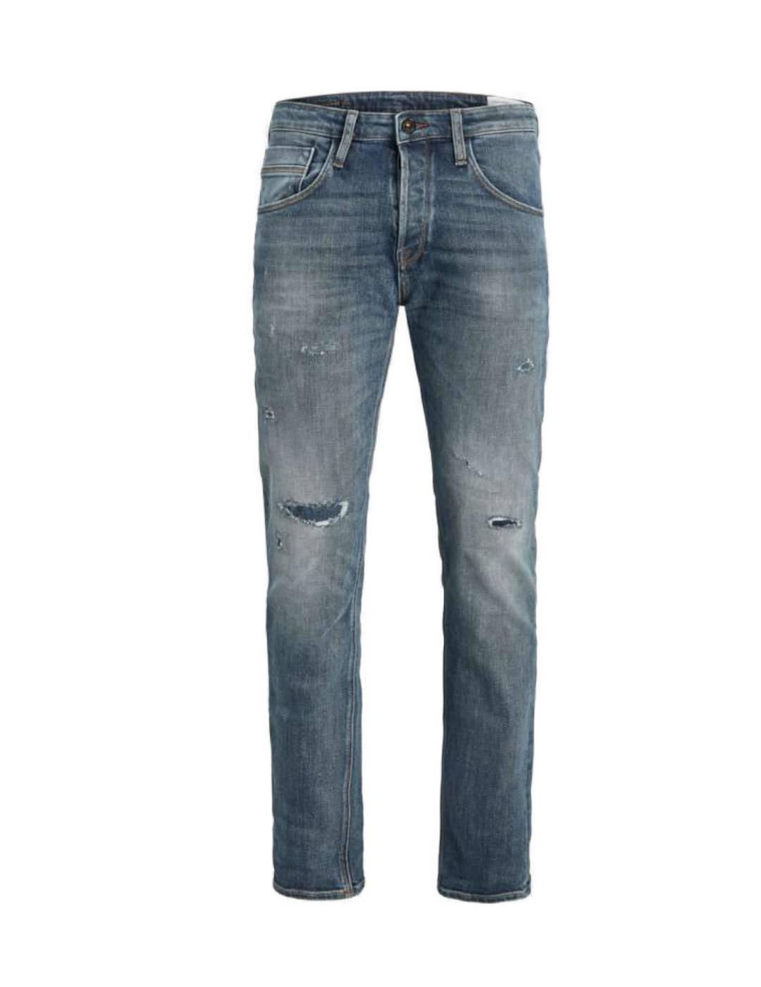 Pantalón vaquero Jack&Jones Mike confort azul para hombre