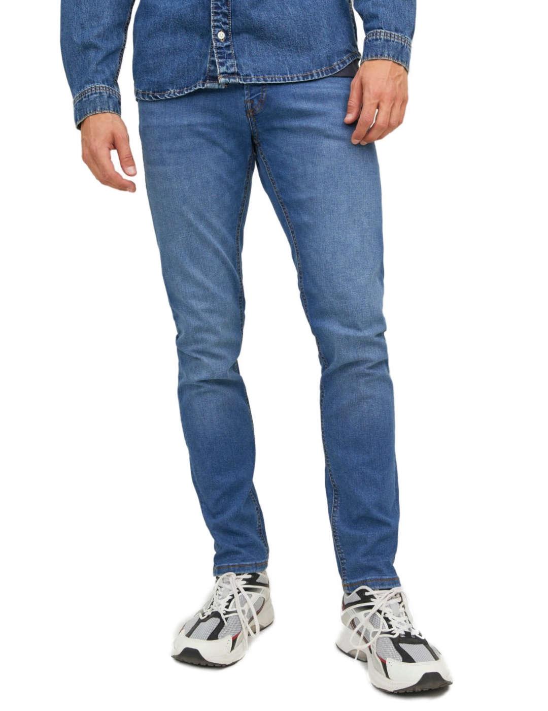 Pantalón vaquero Jack&Jones Glenn azul medio de hombre