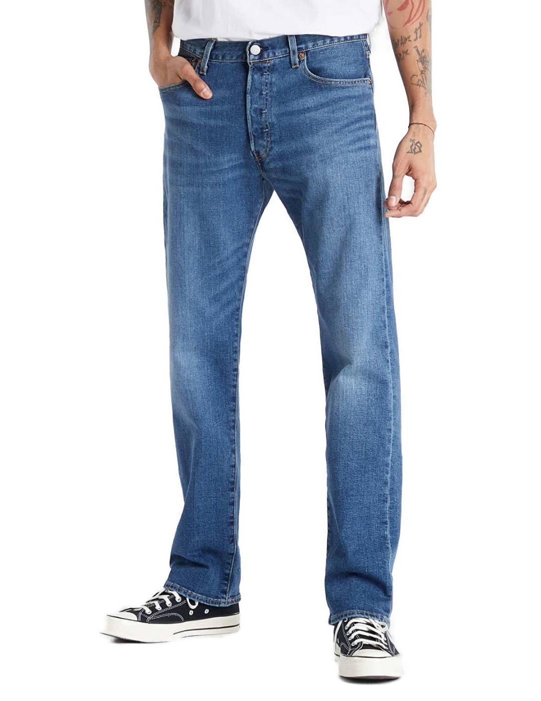 Pantalón 501 Original Levi´s azul para hombre- z