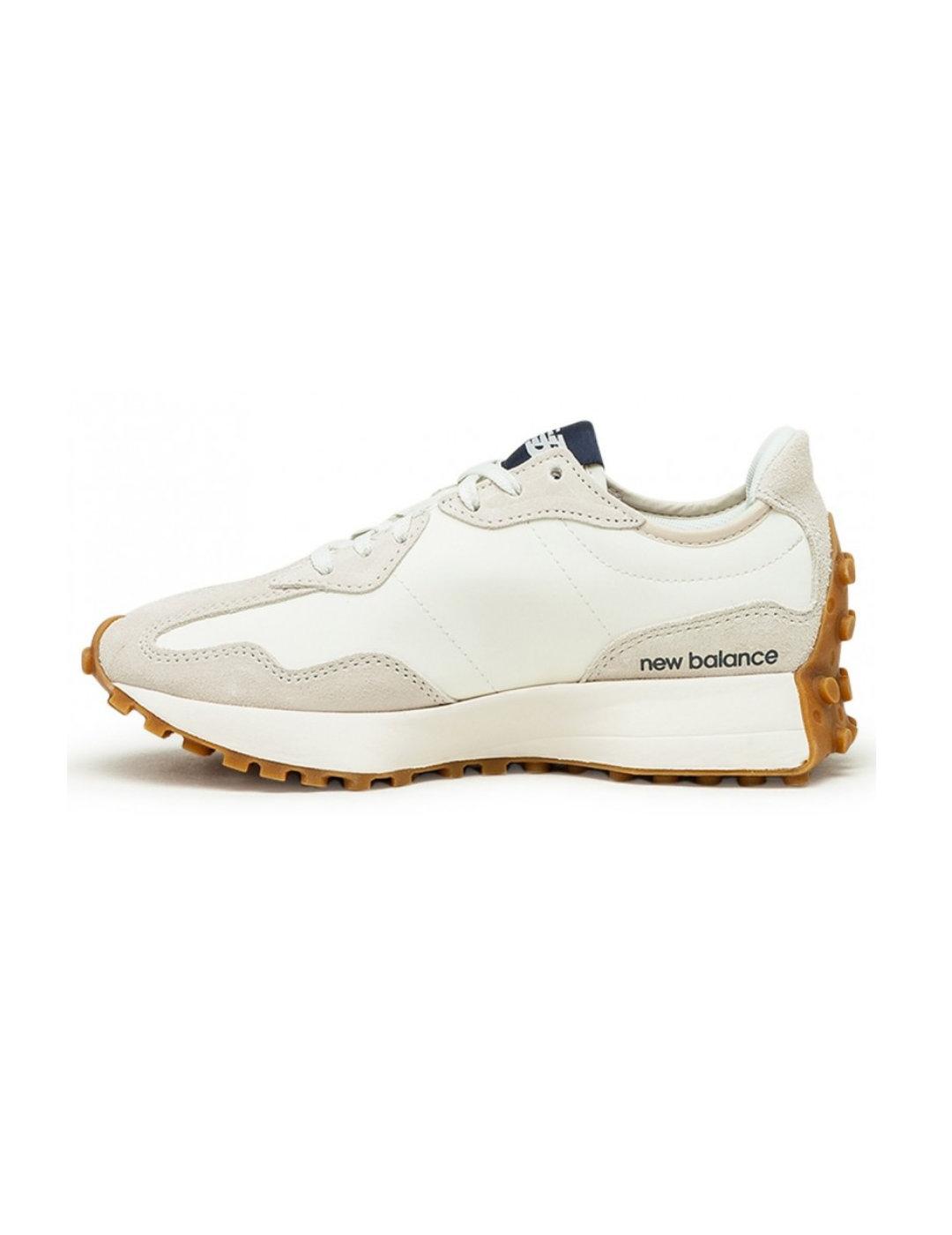 Zapatillas New Balance WS327KB blancas N marino de mujer
